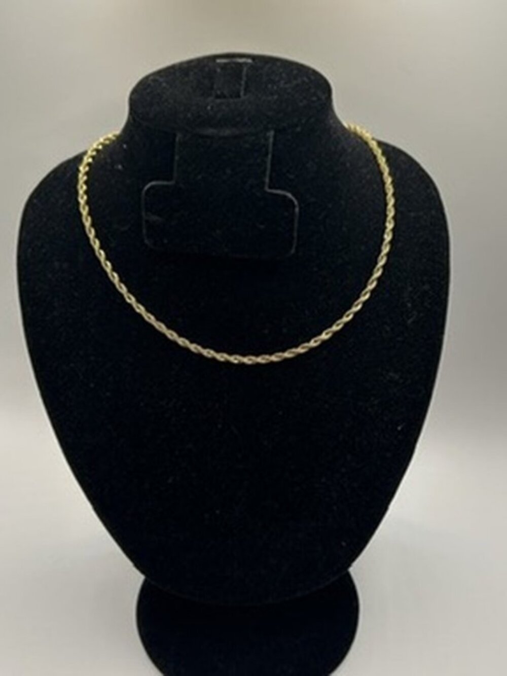 Rope Chain 3mm 18 Inch Real Gold Everyday Minimalist Plated Layering Clean New
